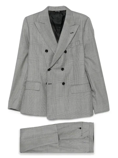 Кариран костюм костюм Reveres 1949 сиво