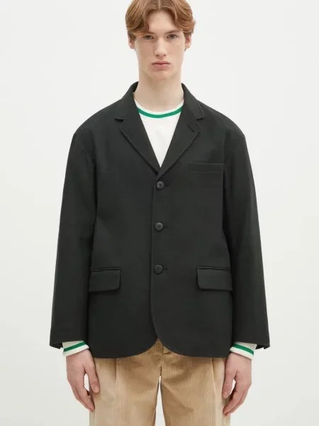 Vuneni sako Visvim Bowen Blazer crna