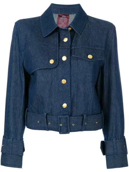 Džínová bunda John Galliano Pre-owned modrá