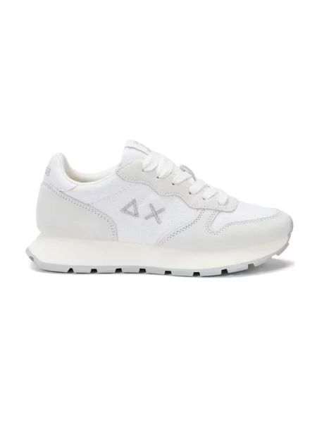 Sneakersy Sun68 skórzane białe