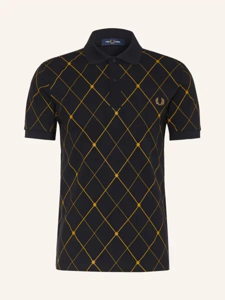 Fred Perry Piqué Polokošile / hnědá černá
