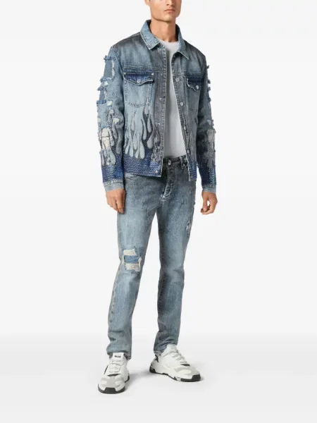 Geacă Philipp Plein gri