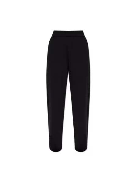Spodnie dresowe Emporio Armani z logo czarne
