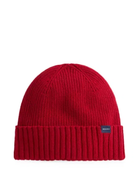 Fular Woolrich tricotate roșu