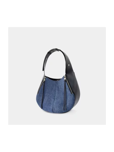 Torebka hobo Alexander Mcqueen niebieska