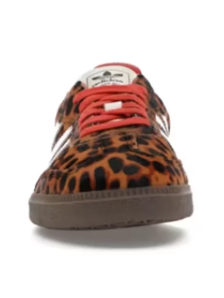 Sneakersy Adidas Samba skórzane brązowe