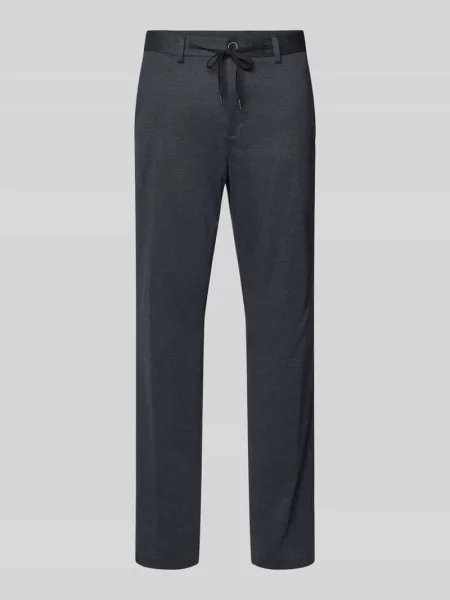 Spodnie garniturowe o kroju regular fit z domieszką S.oliver Black Label