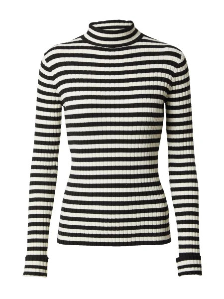 EDITED Tricou Jannice negru / murdar alb