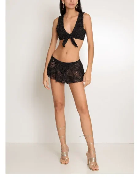 Bikini Amir Slama cu legături negru
