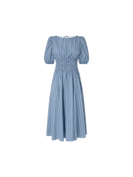 Sukienka maxi Pinko niebieska