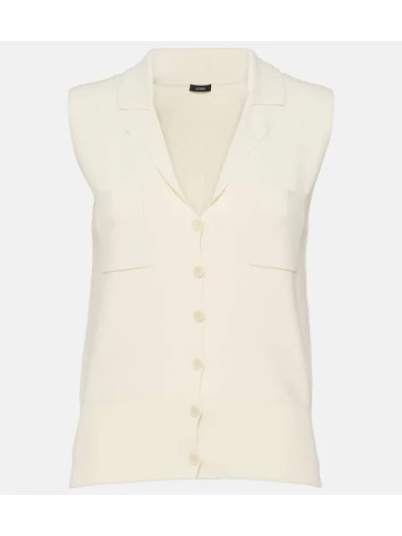 Vestă Joseph tricotate alb