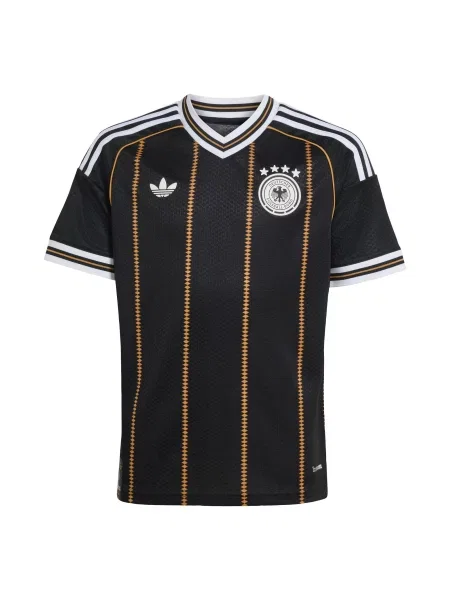 ADIDAS ORIGINALS Funkční tričko Deutschland hnědá / černá bílá