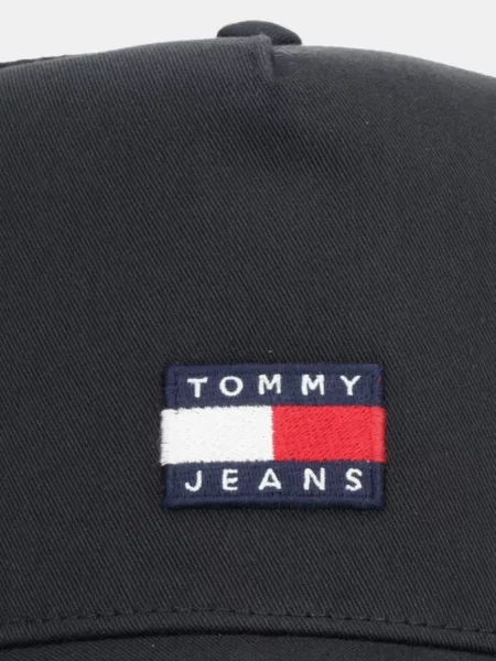 Tommy Jeans Kapa HERITAGE krvavo rdeča bela črna