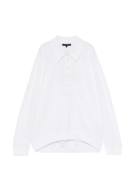 Tricou polo Tibi alb