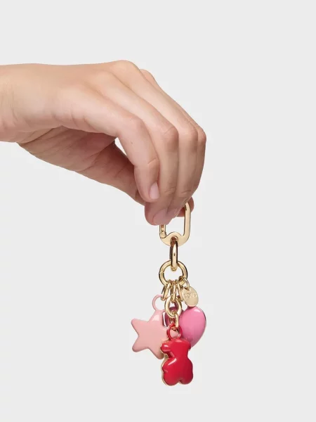 Tous Függő fülbevaló Puffed Motifs sárga