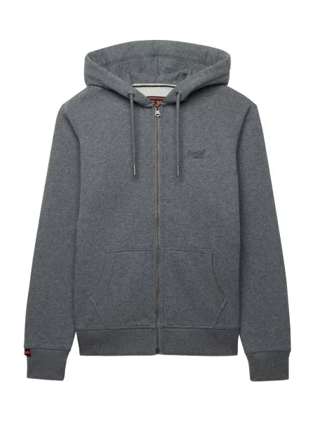 Superdry & Co Hanorac ESSENTIAL amestecat gri