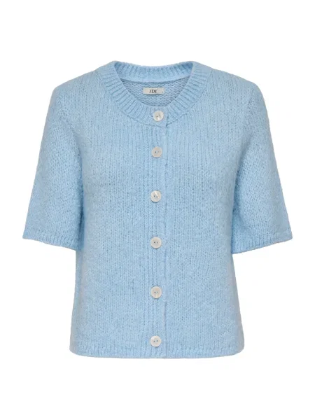 JDY Geacă tricotată JDYLINEA deschis albastru