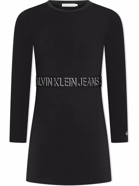Sukienka dziecięca Calvin Klein czarna