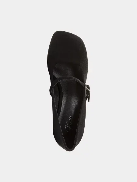 Замшевые туфли Keddo черные