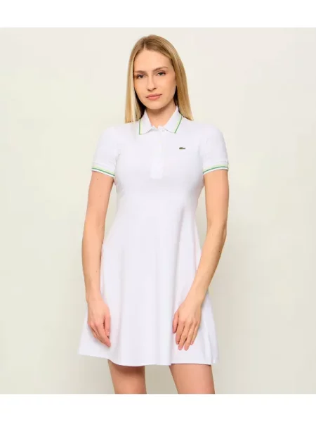 Lacoste Rochie de zi alb