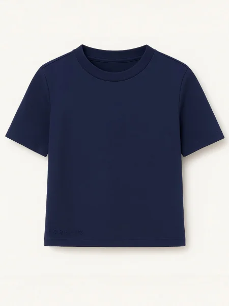 Eoselio Tricou Classic Heavyweight marin albastru