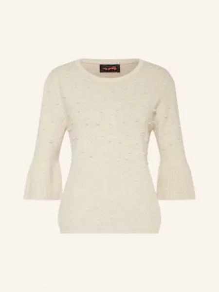 Miss Goodlife Sweter Z Rękawem beige beżowy