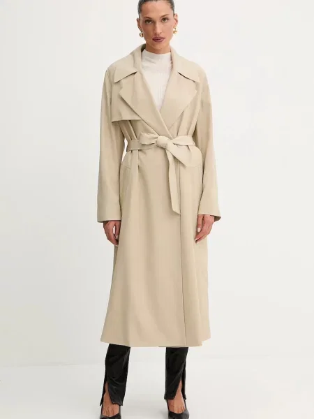 BOSS palton de tranziție bej