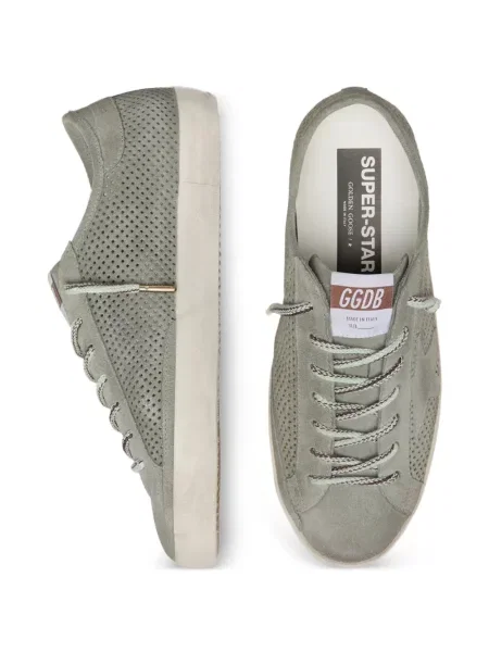 Szarvasbőr sneaker Golden Goose zöld