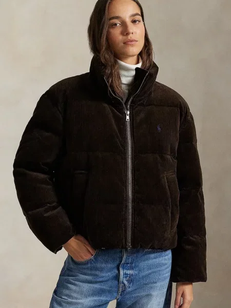 Kurtka puchowa Polo Ralph Lauren brązowa