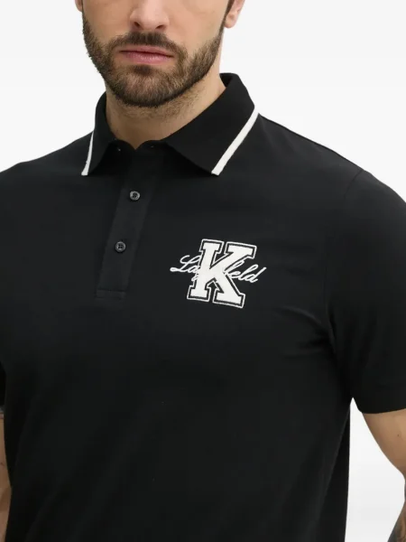 Polo Karl Lagerfeld negru