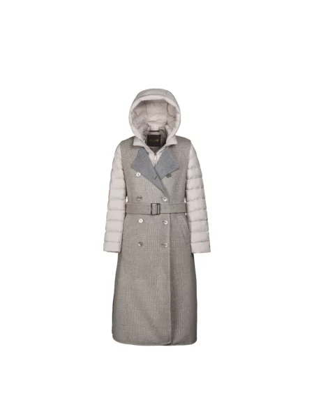 Kurtka Moorer wełniana beżowa