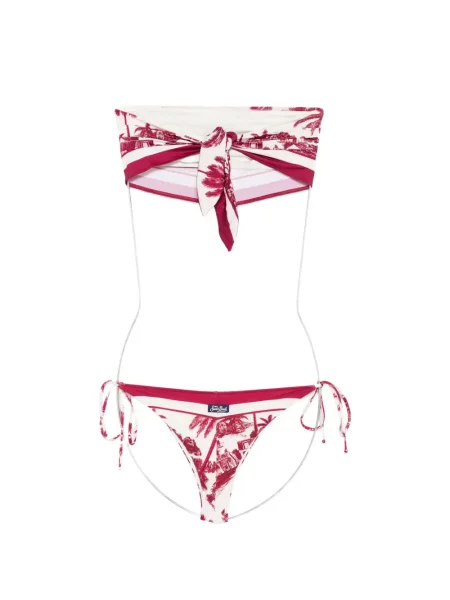 Bikini Mc2 Saint Barth cu imagine alb