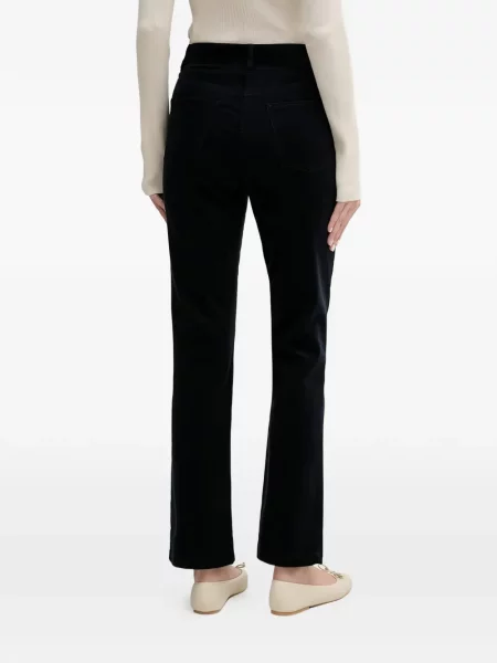 Pantaloni Sisley de catifea cord albastru