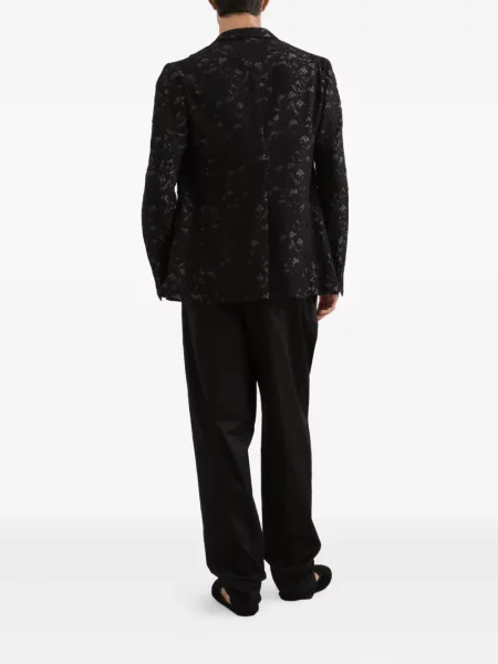 Μπλέιζερ Dolce & Gabbana με δαντέλα μαύρο