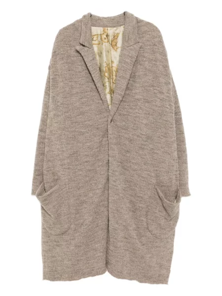 Вълнено палто Chiahung Su кафяво