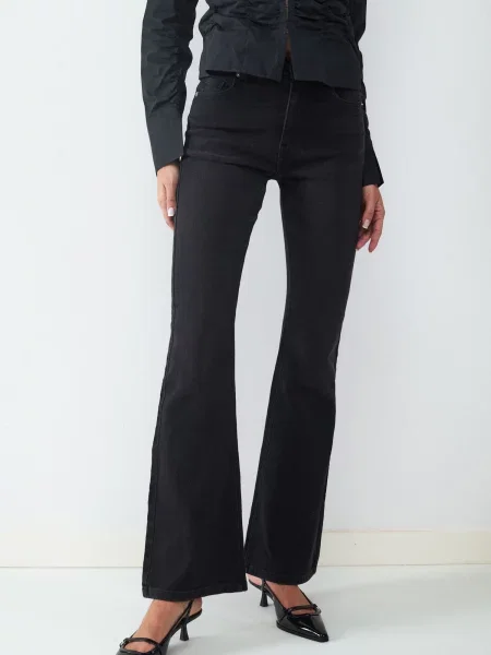 BALMOHK Jeans denim negru