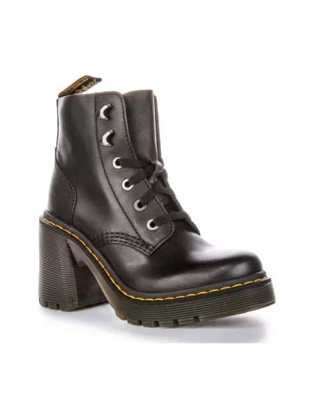Dr. Martens Obuwie Kobieta 37 EU Skóra Skórzane sznurowane botki czarny