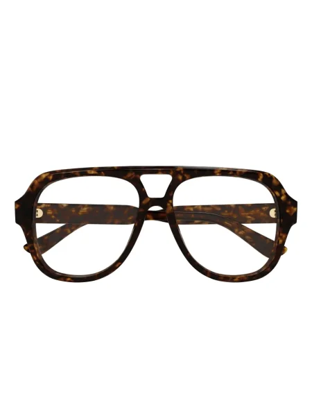Napszemüveg Chloé Eyewear autogrammal barna