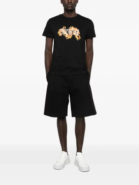 Tricou Versace Jeans Couture negru