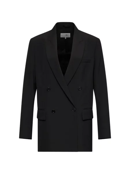 Sacou Mm6 Maison Margiela de lână negru