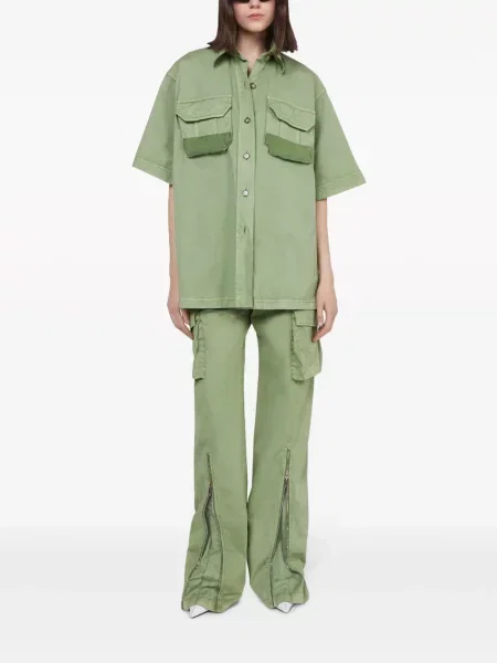 Cargo stiliaus kelnės Stella Mccartney žalia