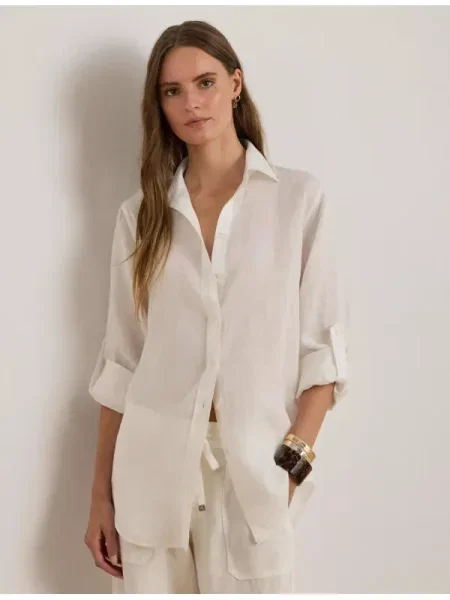 LAUREN RALPH LAUREN De in cămașă alb