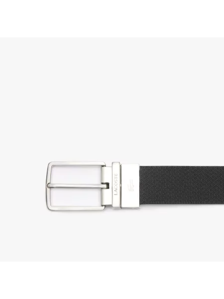 Ремень Lacoste с ремешками черный