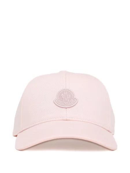 Șapcă Moncler cu aplicații roz