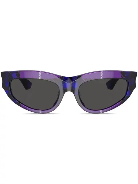 Ochelari de soare Burberry Eyewear în carouri violet