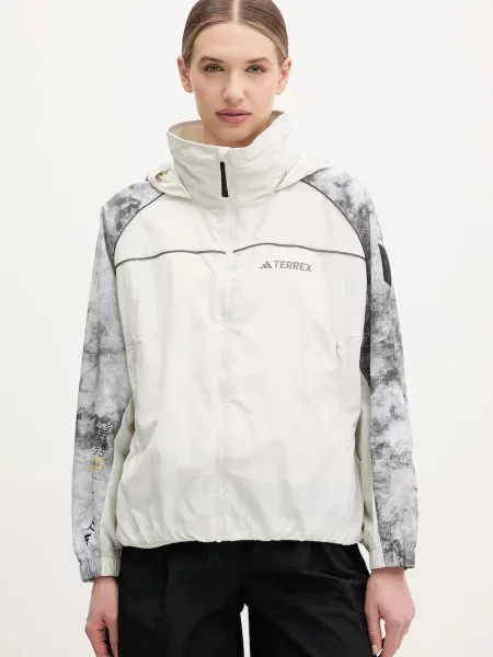Ветровка adidas TERREX x National Geographic сиво