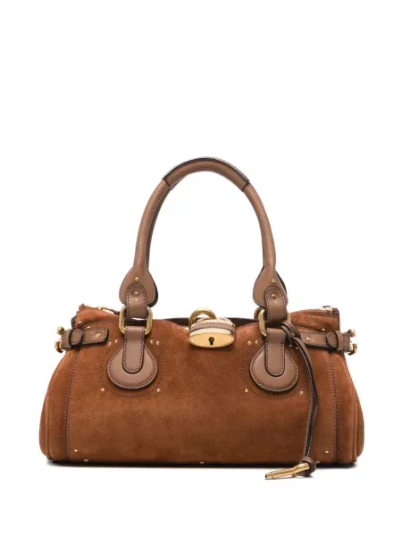 Geantă shopper Chloé maro