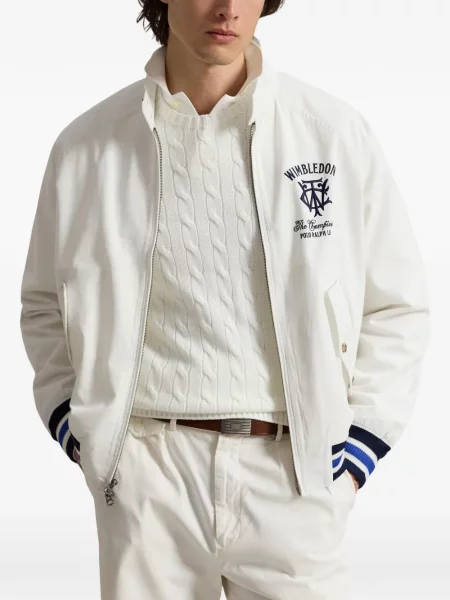Șapcă Polo Ralph Lauren cu broderie alergare de in alb
