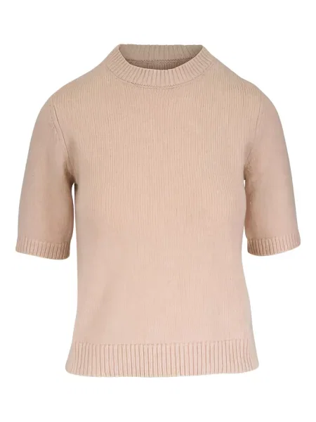 Tricou Kinross Cashmere din cașmir cu decolteu rotund scurt