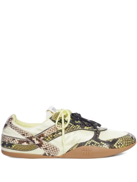 Sneakerși Miu Miu verde